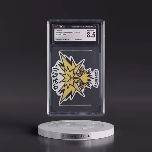 2019 Pokémon Stickers Pt.7 (2019 B-Side Label) - Japanese Zapdos (CGC 8.5 NM-MT+)