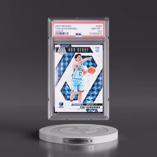 2024 Panini Mosaic #265 Yuki Kawamura - White (PSA 8.5 NM-MT+)