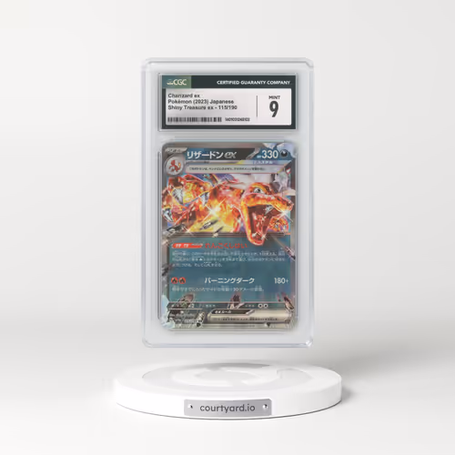 2023 Pokémon Sv4a-Shiny Treasure EX #115 Charizard EX - Holo (CGC 9 MINT)