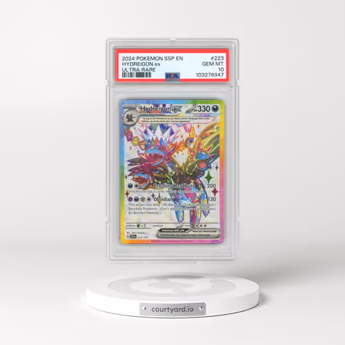 2024 Pokémon Ssp EN-Surging Sparks #223 Hydreigon EX - Holo Ultra Rare (PSA 10 GEM MINT)