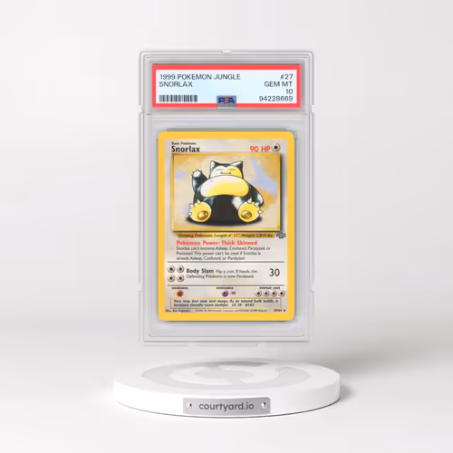 1999 Pokémon Jungle #27 Snorlax (PSA 10 GEM MINT)