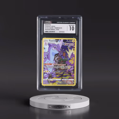 2023 Crown Zenith #GG09/GG70 Toxtricity - Galarian Gallery Holo (CGC 10 GEM MINT)