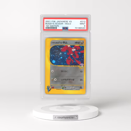 2001 Pokémon VS #013 Bugsy's Scizor - 1st Edition Holo (PSA 9 MINT)