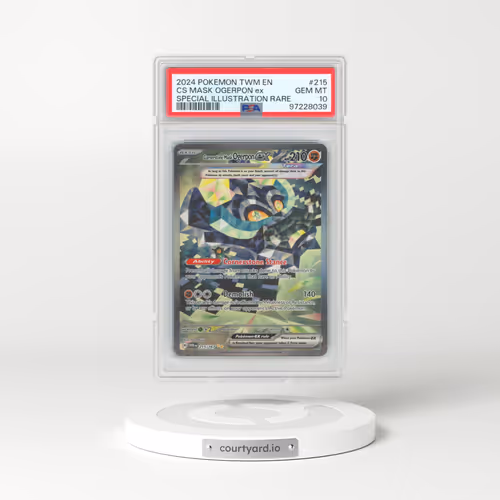 2024 Pokémon Twm EN-Twilight Masquerade #215 Cornerstone Mask Ogerpon EX - Holo Special Illustration