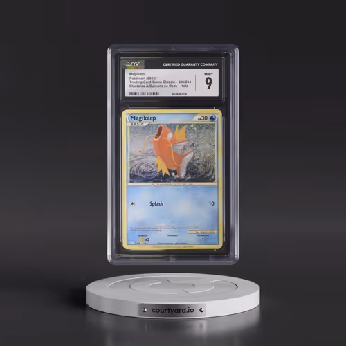 2023 Pokémon Clb-Trading Card Game Classic Blastoise & Suicune EX Deck #006 Magikarp (CGC 9 MINT)