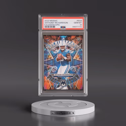 2023 Panini Mosaic Kaleidoscopic #KA3 Anthony Richardson (PSA 10 GEM MINT)