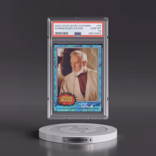 2022 Topps Chrome Sapphire Edition Star Wars #59 Alec Guinness As Ben Kenobi (PSA 10 GEM MINT)
