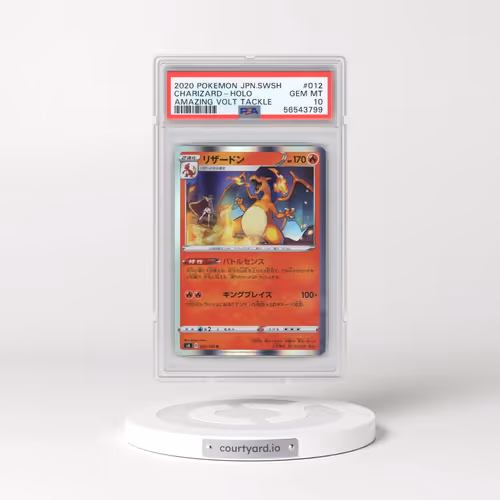 2020 Pokémon Sword & Shield Amazing Volt Tackle #012 Charizard - Holo (PSA 10 GEM MINT)