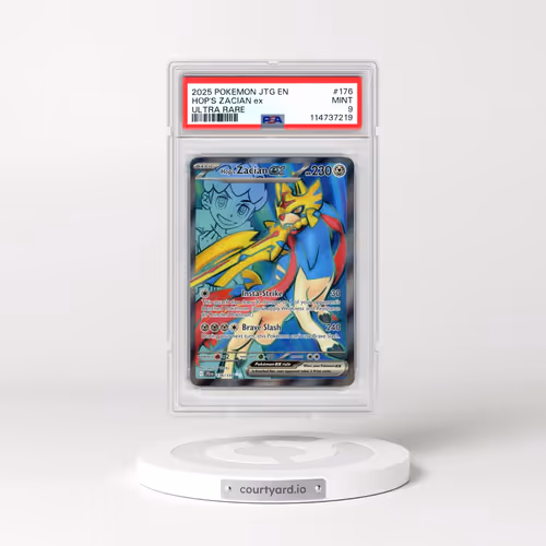 2025 Pokémon Jtg EN-Journey Together #176 Hop's Zacian EX - Holo Ultra Rare (PSA 9 MINT)