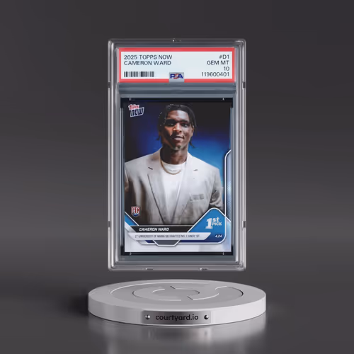 2025 Topps Now #D1 Cameron Ward (PSA 10 GEM MINT)