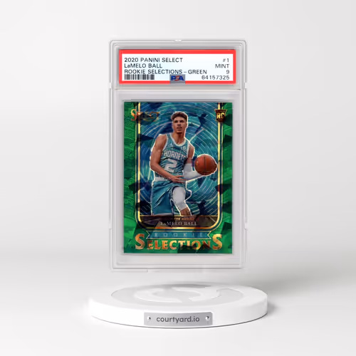2020 Panini Select Rookie Selections #1 LaMelo Ball - Green (PSA 9 MINT)