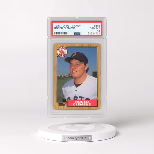 1987 Topps Tiffany #340 Roger Clemens (PSA 10 GEM MINT)