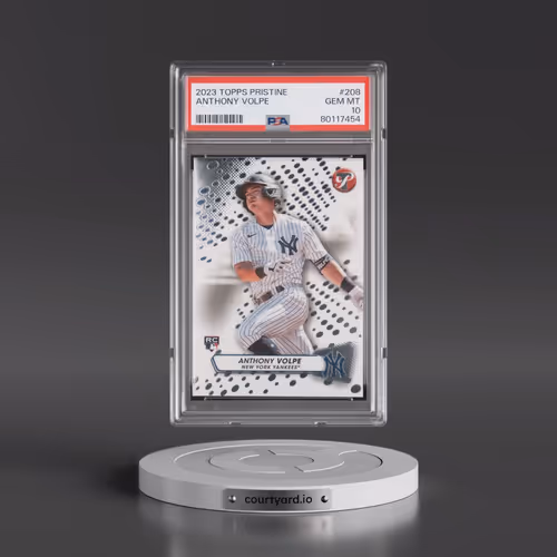 2023 Topps Pristine #208 Anthony Volpe (PSA 10 GEM MINT)