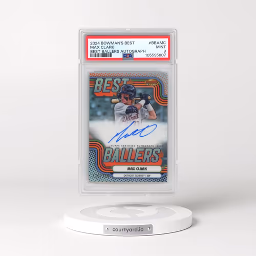 2024 Bowman's Best Best Ballers Autographs #BBAMC Max Clark (PSA 9 MINT)