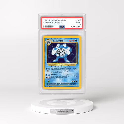 1999 Pokémon Game #13 Poliwrath - Holo (PSA 9 MINT)