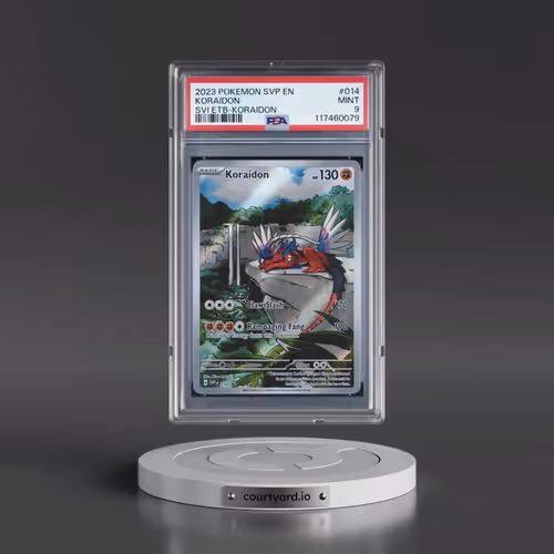 2023 Pokémon Svp EN-SV Black Star Promo #014 Koraidon - Scarlet & Violet Elite Trainer Box-Koraidon