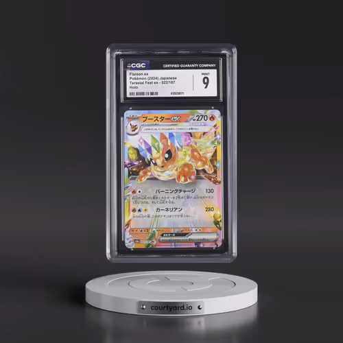 2024 Pokémon Sv8a-Terastal Fest EX #022 Flareon EX - Holo (CGC 9 MINT)