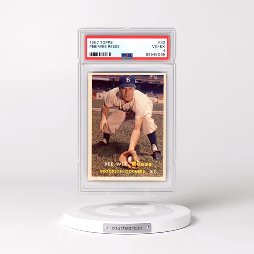 1957 Topps #30 Pee Wee Reese (PSA 4 VG-EX)