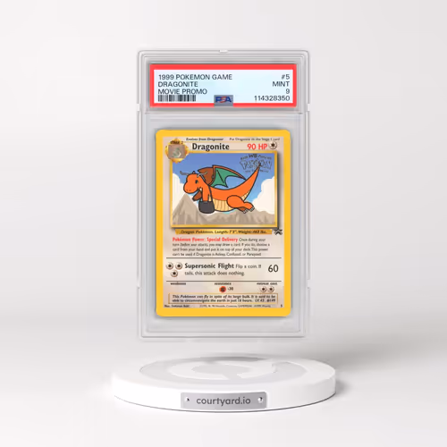 1999 Pokémon Game Movie #5 Dragonite - Movie Promo (PSA 9 MINT)