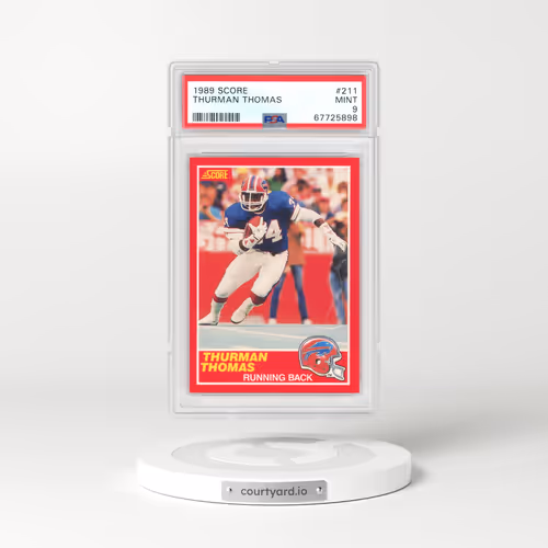 1989 Score #211 Thurman Thomas (PSA 9 MINT)