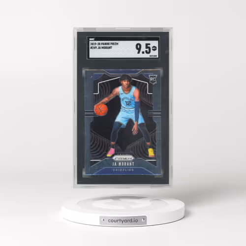 2019 Panini Prizm #249 Ja Morant (SGC 9.5 MINT+)