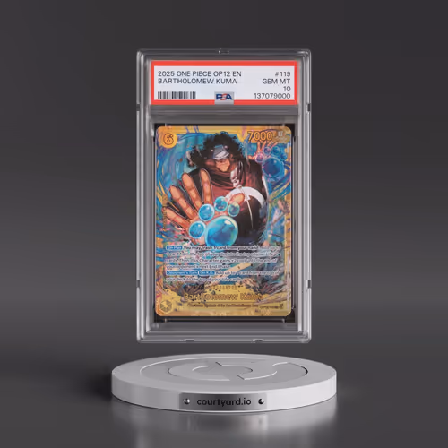 2025 One Piece OP12-Legacy of the Master #119 Bartholomew Kuma (PSA 10 GEM MINT)