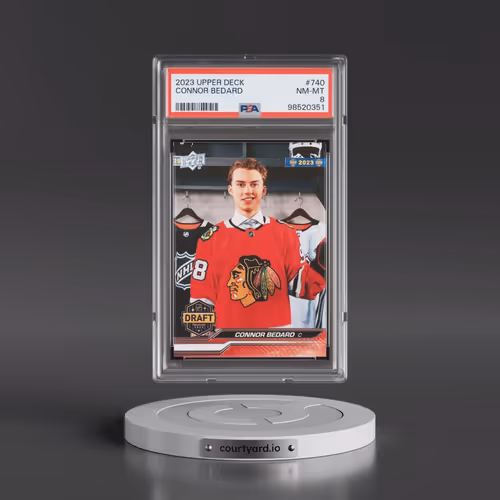 2023 Upper Deck #740 Connor Bedard (PSA 8 NM-MT)
