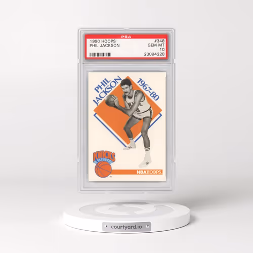 1990 Hoops #348 Phil Jackson (PSA 10 GEM MINT)