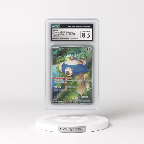 2023 Pokémon Card 151 #181/165 Snorlax - Art Rare (CGC 8.5 NM-MT+)