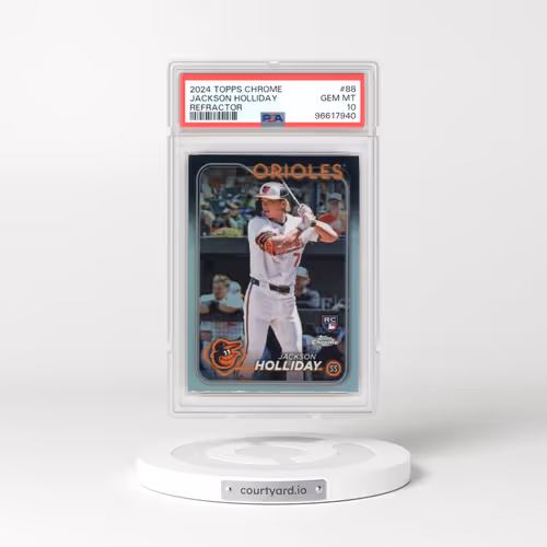 2024 Topps Chrome #88 Jackson Holliday - Refractor (PSA 10 GEM MINT)
