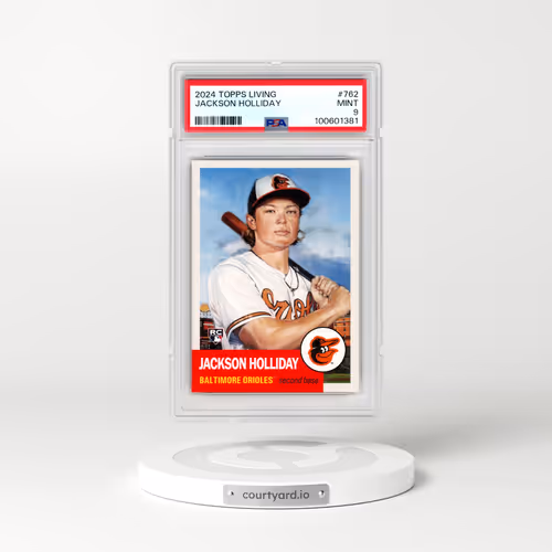 2024 Topps Living #762 Jackson Holliday (PSA 9 MINT)