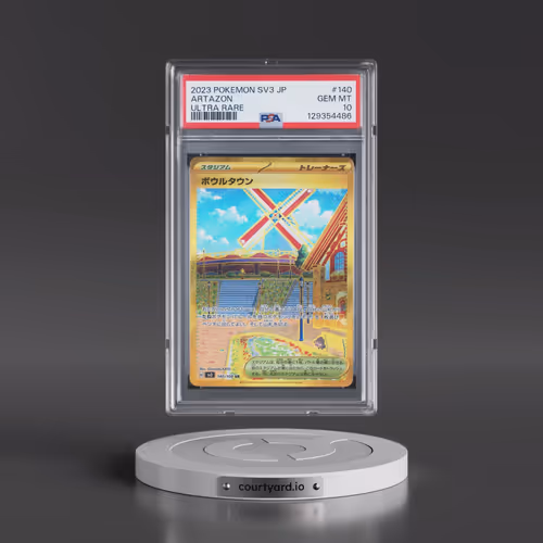 2023 Pokémon SV3-Ruler of the Black Flame #140 Artazon - Ultra Rare (PSA 10 GEM MINT)