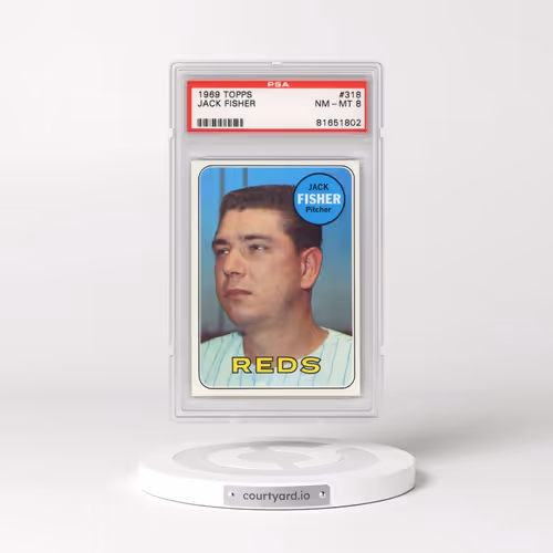 1969 Topps #318 Jack Fisher (PSA 8 NM-MT)