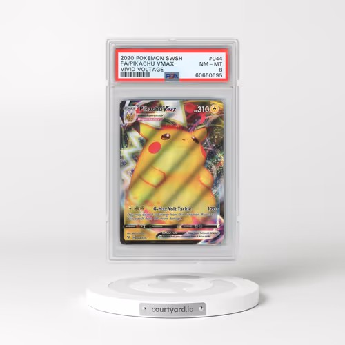 2020 Pokémon Sword & Shield Vivid Voltage #044 Pikachu Vmax - Full Art (PSA 8 NM-MT)