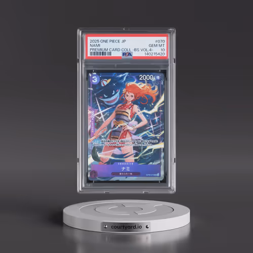 2025 One Piece Japanese Premium Card Collection -Best Selection Vol.4 #070 Nami (PSA 10 GEM MINT)