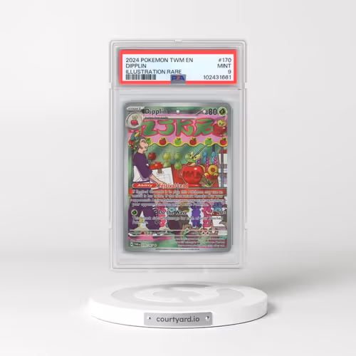 2024 Pokémon Twm EN-Twilight Masquerade #170 Dipplin - Illustration Rare (PSA 9 MINT)