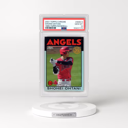2021 Topps Chrome 1986 Topps Baseball #86BC9 Shohei Ohtani (PSA 10 GEM MINT)