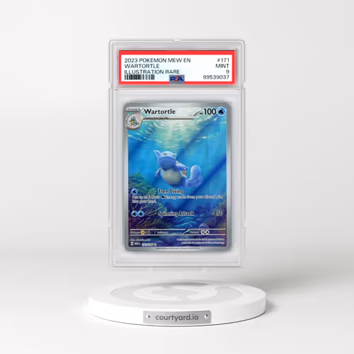 2023 Pokémon Mew EN-151 #171 Wartortle - Illustration Rare (PSA 9 MINT)