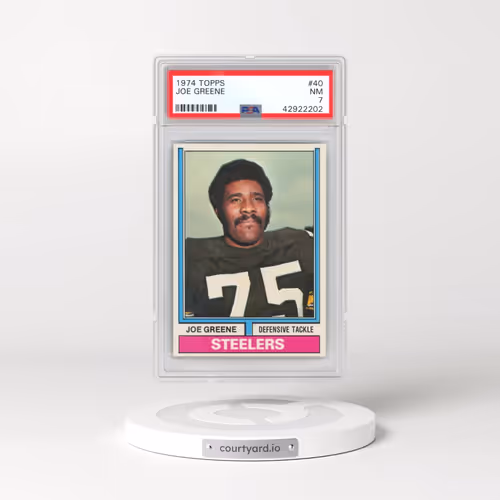 1974 Topps #40 Joe Greene (PSA 7 NM)