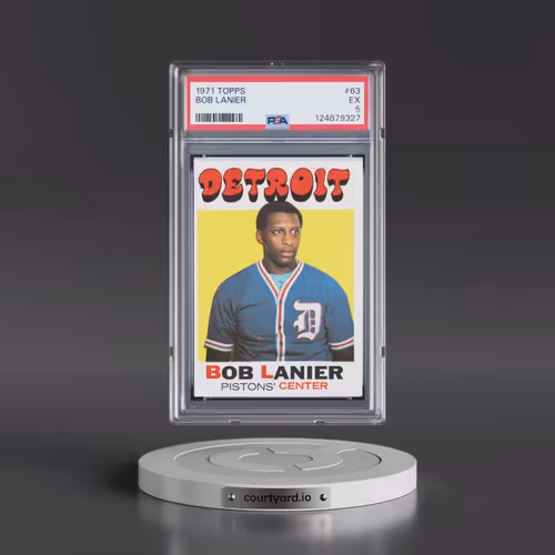 1971 Topps #63 Bob Lanier (PSA 5 EX)