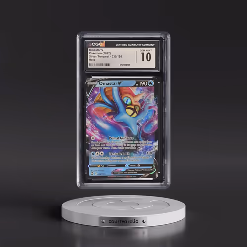 2022 Silver Tempest #035/195 Omastar V - Holo (CGC 10 GEM MINT)