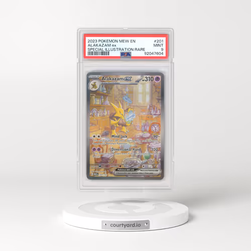 2023 Scarlet & Violet 151 - MEW EN #201 Alakazam ex - Special Illustration Rare (PSA 9 MINT)