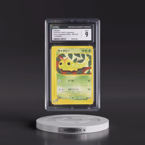 2001 Base Expansion Pack #003/128 Caterpie - 1st Edition (CGC 9 MINT)