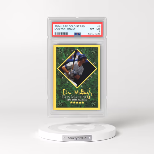 1994 Leaf Gold Stars #6 Don Mattingly (PSA 8 NM-MT)
