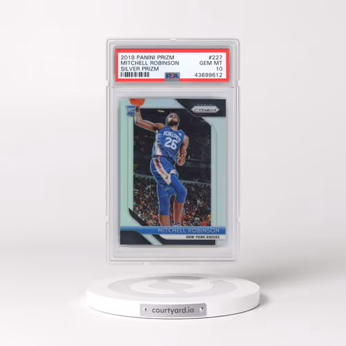 2018 Panini Prizm #227 Mitchell Robinson - Silver Prizm (PSA 10 GEM MINT)
