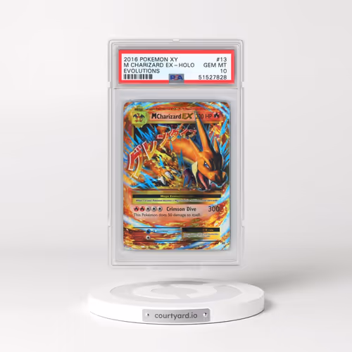 2016 Pokémon XY Evolutions #13 M Charizard EX - Holo (PSA 10 GEM MINT)