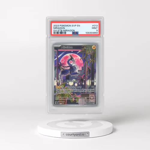 2023 Pokémon Svp EN-SV Black Star Promo #013 Miraidon - Scarlet & Violet Elite Trainer Box-Miraidon (PSA 9 MINT)