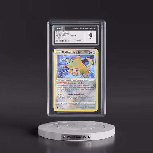 2022 Silver Tempest #120/195 Radiant Jirachi - Holo (CGC 9 MINT)