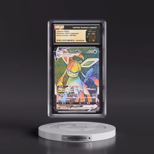 2021 Eevee Heroes #090/069 Glaceon VMAX - Hyper Rare Holo (CGC 10 PRISTINE)