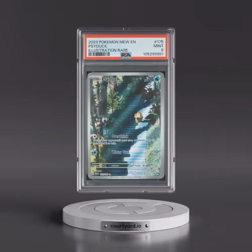 2023 Pokémon Mew EN-151 #175 Psyduck - Illustration Rare (PSA 9 MINT)